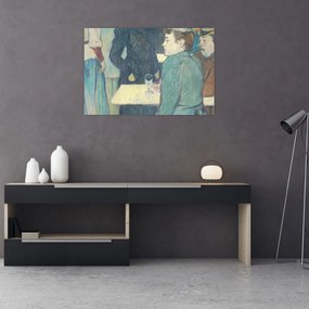 Tablou - Henri de Toulouse-Lautrec, A Corner of the Moulin de la Galette, reproducere (90x60 cm)