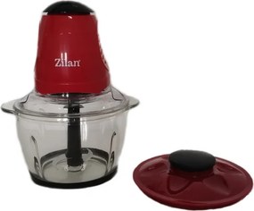 Mini tocator electric ZILAN ZLN5619 - 200W, vas sticla 1L, rosu
