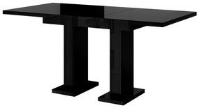 Masă de sufragerie Gilnar (negru lucios) (pentru 4 până la 6 persoane). 1055170