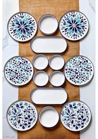 Serviciu de masă 14 buc. din ceramică – Hermia