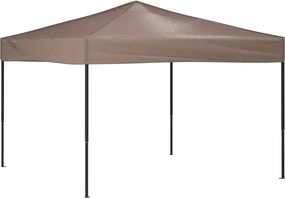 vidaXL Cort pliabil pentru petrecere, gri taupe, 3x3 m
