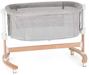 Pătuț pentru bebeluși PETITE&MARS 2 în 1 GLORY gri