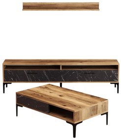 Mobilier living Irma (Nuc + Negru). 1089194