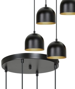 Suspensie Aero 4 Black / White 263/4 Emibig Lighting, Modern, E27, Polonia