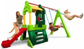 LITTLE TIKES - SPATIU DE JOACA CU TOBOGAN SI LEAGAN (LT17109)