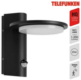 Aplică LED de exterior cu senzor Telefunken 312505TF LED/10W/230V IP44