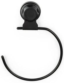 Suport autoadeziv pentru prosoape Compactor Bestlock Black, negru