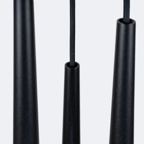 Lustră pe cablu Sollux SL.1463 BLISS 3xG9/8W/230V negru