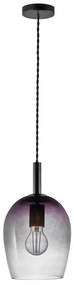 Nordlux - Pendul cu cablu UMA 1xE27/40W/230V Ø 18 cm negru/fumuriu
