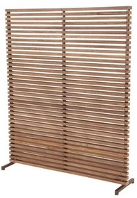 Paravan pentru balcon în culoare naturală din lemn/metal 153x185 cm - Hartman
