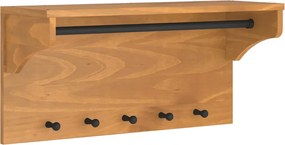 vidaXL Suport pentru haine "SANDNES" 87x30x42 cm, lemn masiv de pin