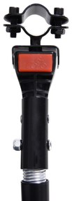 HOMCOM Carucior Remorca pentru Bicicleta Negru 156x72x82cm | Aosom Romania