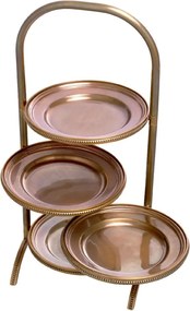 Suport prajituri, Patru platouri etajate design LUX Encore, alama vintage