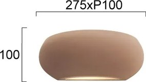 Aplica de perete ANITA 1xE27/20W/230V maro