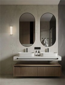 Aplica de perete LED baie IP44 VITREE aurie