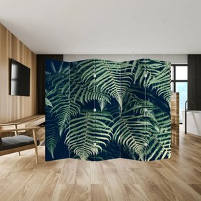 Paravan - Frunze de ferigă (210x170 cm)