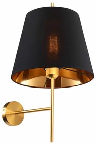 Lampă de perete ELENA 1xE27/20W/230V negru