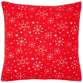 Față de pernă 4Home Snowfall in Red, 45 x 45cm