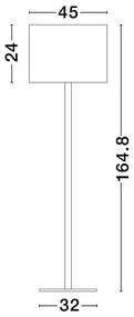 Lampadar/Lampa de podea design modern SIBNIA alama/negru