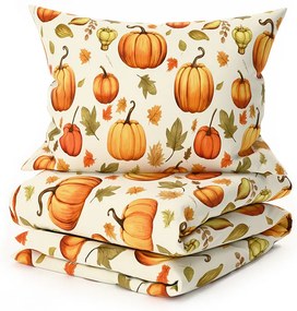 Lenjerie de pat din microfibra AUTUMN PUMPKINS colorate Dimensiune lenjerie de pat: 70 x 90 cm | 140 x 200 cm
