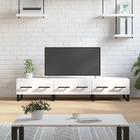 829172 vidaXL Comodă TV, alb, 150x36x30 cm, lemn prelucrat