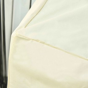 Outsunny Husă de protecție pentru mobilier de grădină cearceaf impermeabil 140L x 84l x 56/94H cm Oxford de înaltă densitate 600D Bej | Aosom Romania