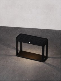 Mini Stalp LED solar iluminat exterior cu senzor de miscare IP65 BERNI H-15,5cm
