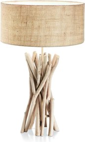 Veioza / Lampa de masa design rustic DRIFTWOOD TL1 129570
