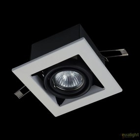 Spot incastrabil pentru tavan fals, Metal alb MYDL008-2-01-W