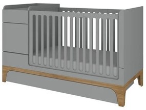Patut pentru copii multifunctional UP! gri 70×120 cm