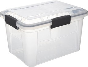 Cutie din plastic cu capac PROTECT, 18 l