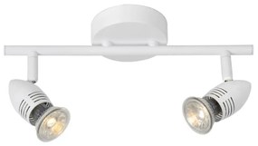 Lucide 13955/10/31 - Lampa spot LED CARO-LED 2xGU10/5W/230V alba