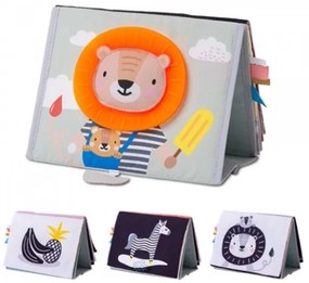 Carte textilă pentru copii cu oglindă savană Taf Toys