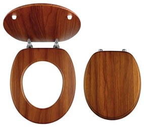 FERRO - Capac WC din MDF, decor stejar