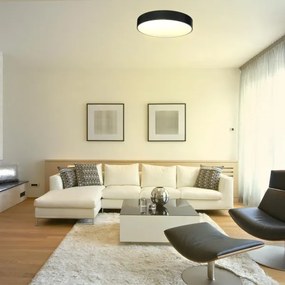 Plafonieră LED dimabilă LED/50W/230V 3000-6500K negru + telecomandă