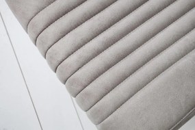 Scaun cu brate design retro Big Aston microfibra gri piatra