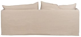 Canapea crem cu tapițerie din in 210 cm – Ixia