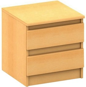 Noptieră HANY NEW 002, fag, DTD laminat, 41x42x40 cm