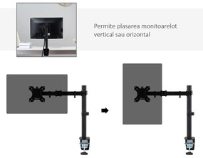 Vinsetto suport pentru monitor 13-32'', inclinare reglabila | AOSOM RO