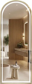 Oglindă LED Orbit 60x170cm Brush Gold