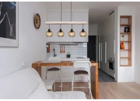 Lustră pe cablu PAULO 4xE27/15W/230V Globo 15534-4H