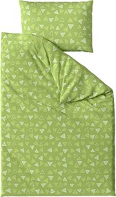 Lenjerie de pat din microfibra TREVA verde Dimensiune lenjerie de pat: 70 x 90 cm | 140 x 220 cm