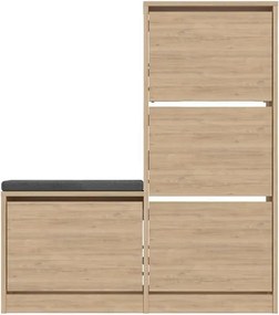 Dulap pentru pantofi Dude Oak