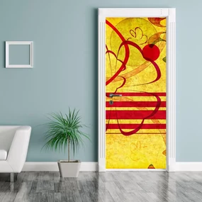 Fototapeta pentru ușă - abstracție (95x205cm)