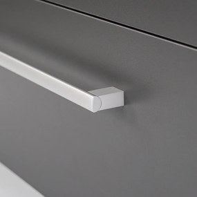 Dulap inferior Vario Clam 60 cu lavoar stejar-antracit