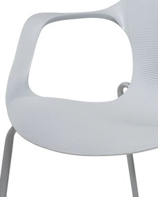Set 2 buc. scaune pentru sufragerie Elbasan (gri deschis). 1009838
