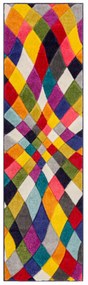 Covor Rhumba Multi, Flair Rugs, 66x300 cm, polipropilena, multicolor