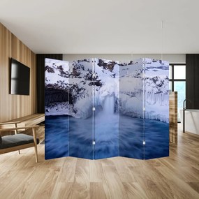 Paravan - Cascadele iarna (210x170 cm)
