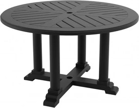 Masa pentru interior si exterior Bell Rive negru, 130cm 113644 HZ