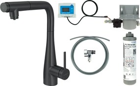 Eridan Baterie pentru bucătărie, cu kit de filtrare a apei, cu pipă extractibilă BREFN75M